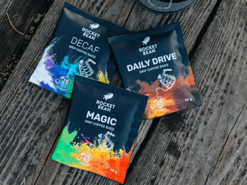 ROCKET BEAN: „Drip Coffee Bags” – filtruotos kavos malonumas bet kurioje vietoje