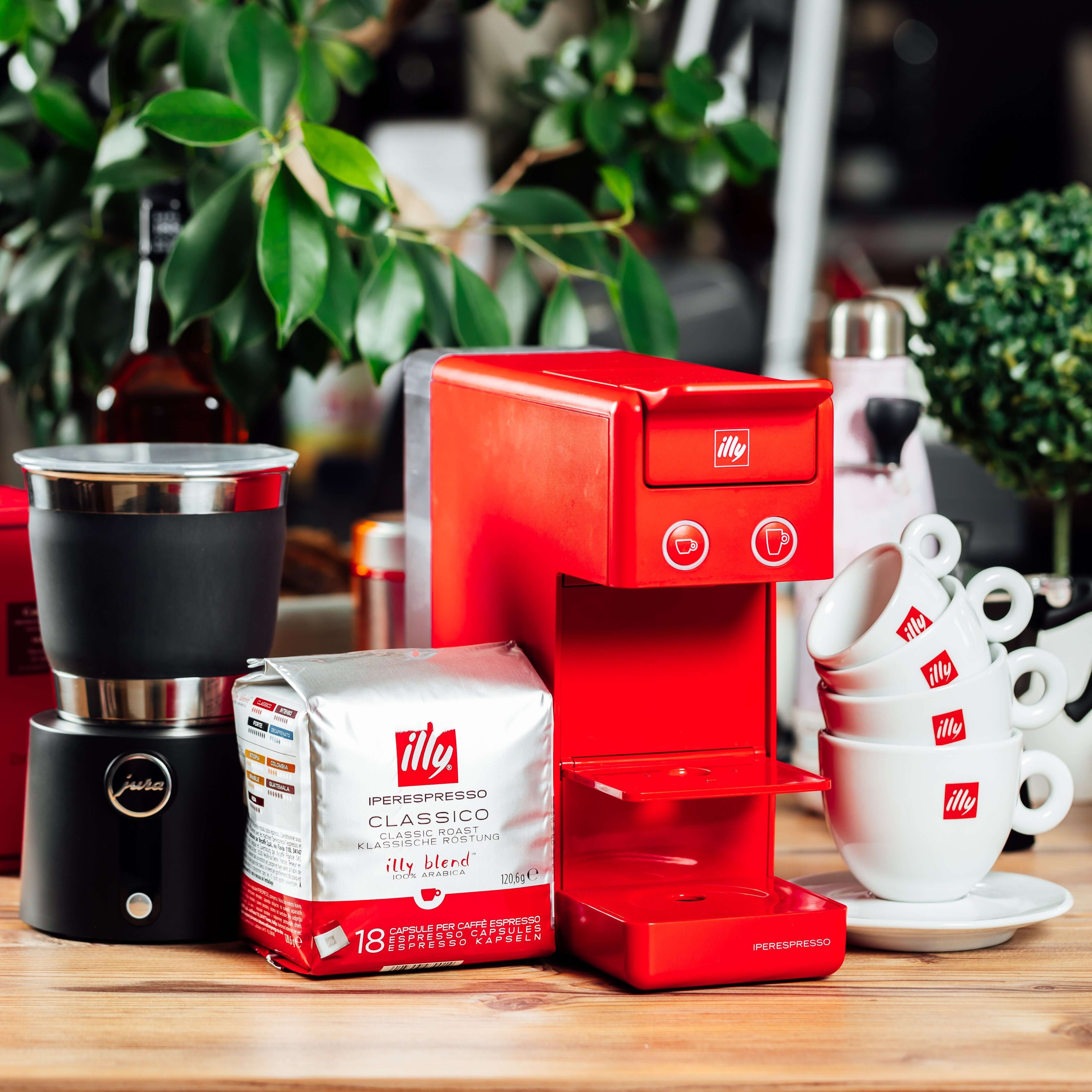 Illy kafija, kafijas pupiņas, kafijas kapsulas, kafijas automāti