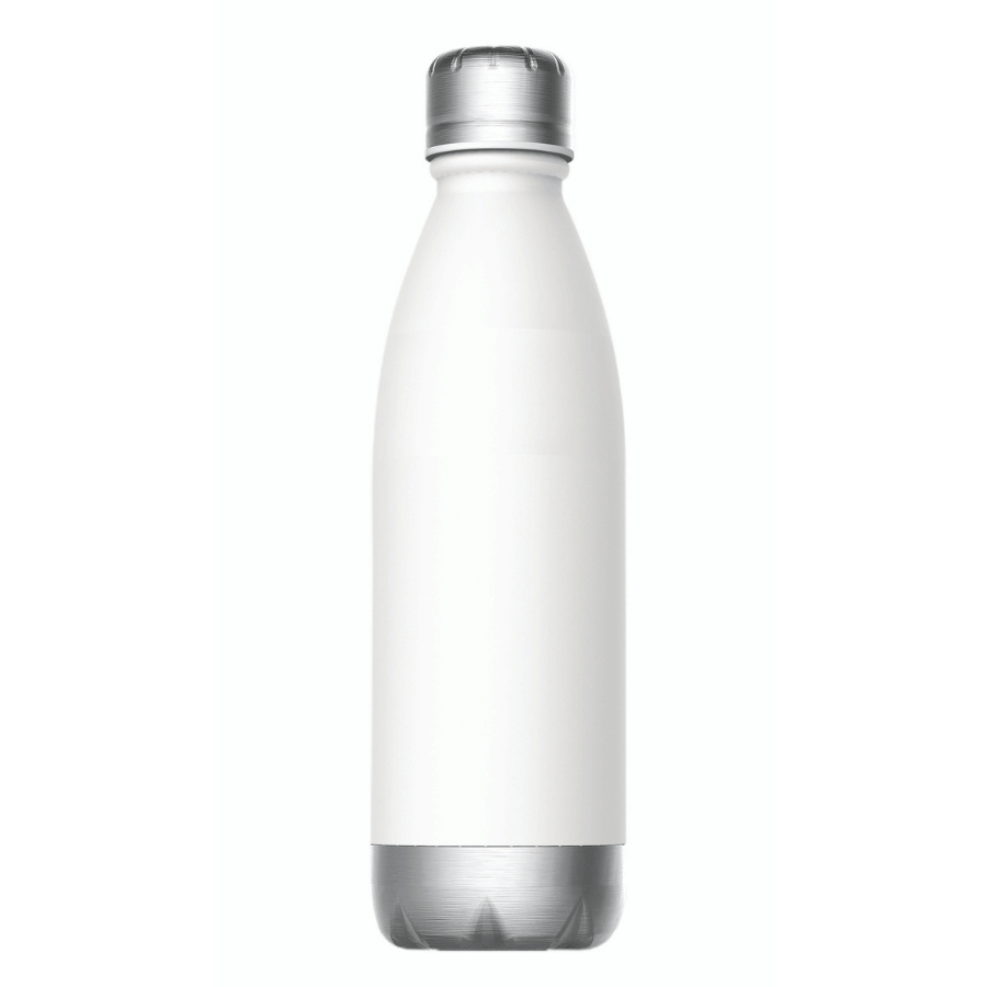 Balta / sidabrinė Termo gertuvė Asobu Central Park Travel, 510 ml, sidabrinė Asobu