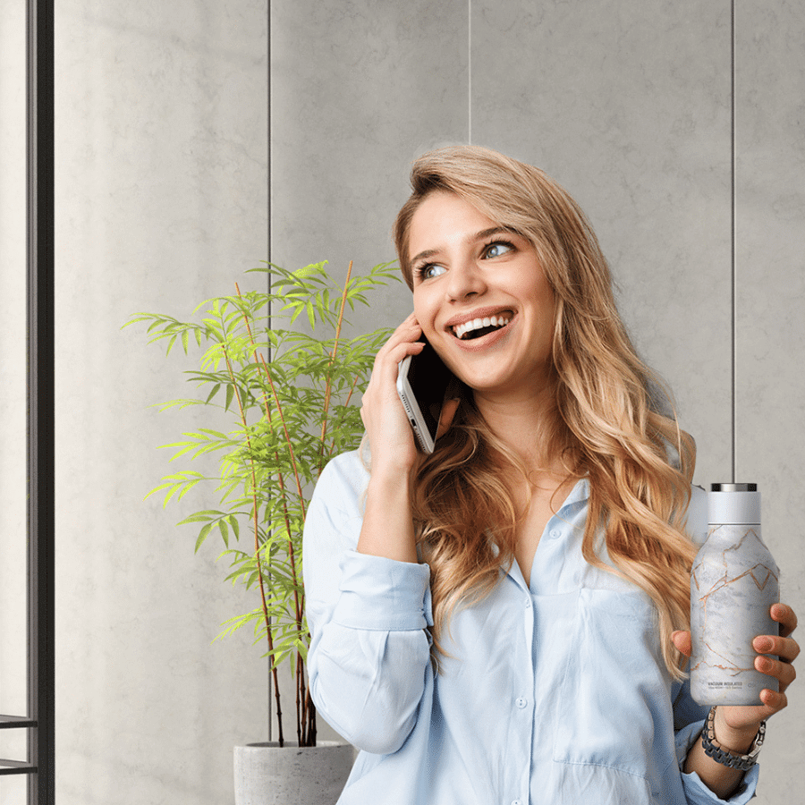 Termo butelis Asobu Urban 460 ml, juodas Asobu