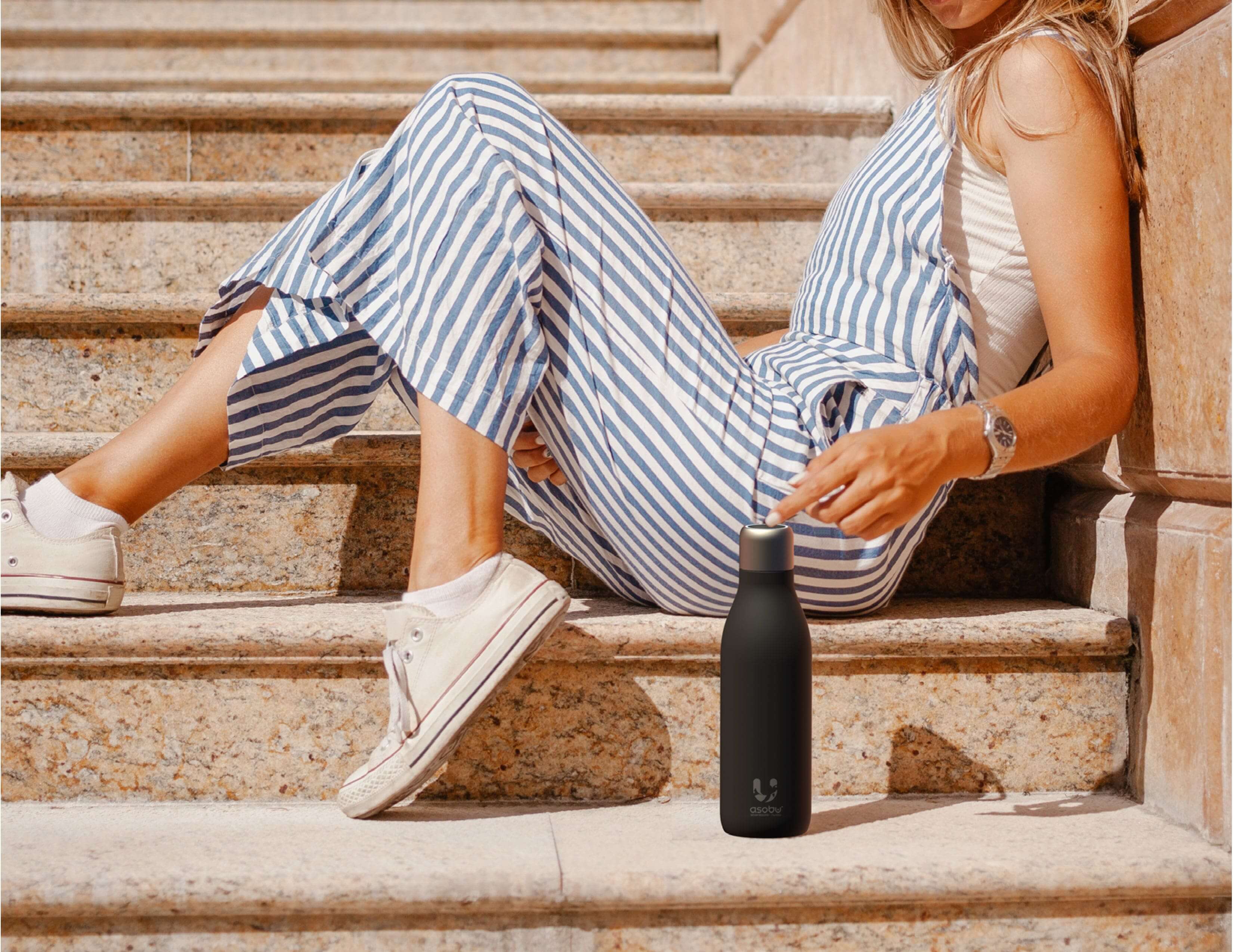 Termo gertuvė Asobu UV, 500 ml, juodaa Asobu