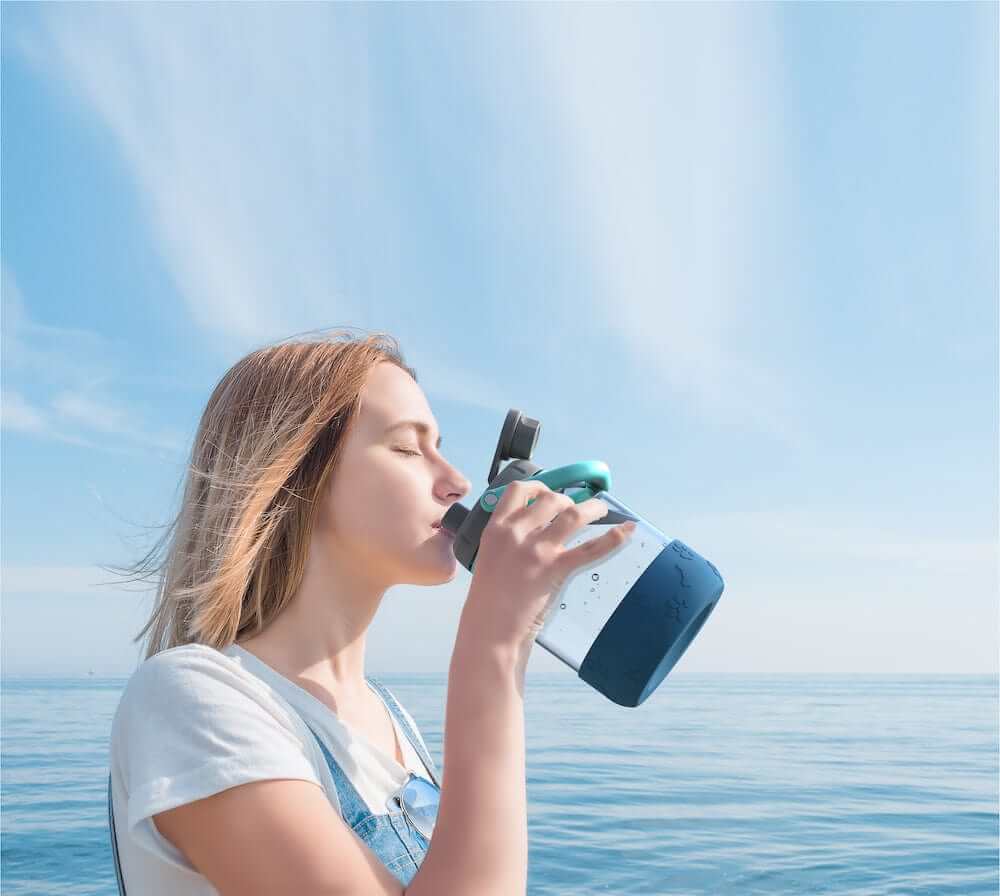 Vandens butelis Asobu Barkley, 1 L TWB21 rožinis Asobu