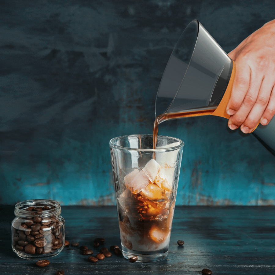 Kavinukas Asobu Pour Over, raudonas, 1 L Asobu