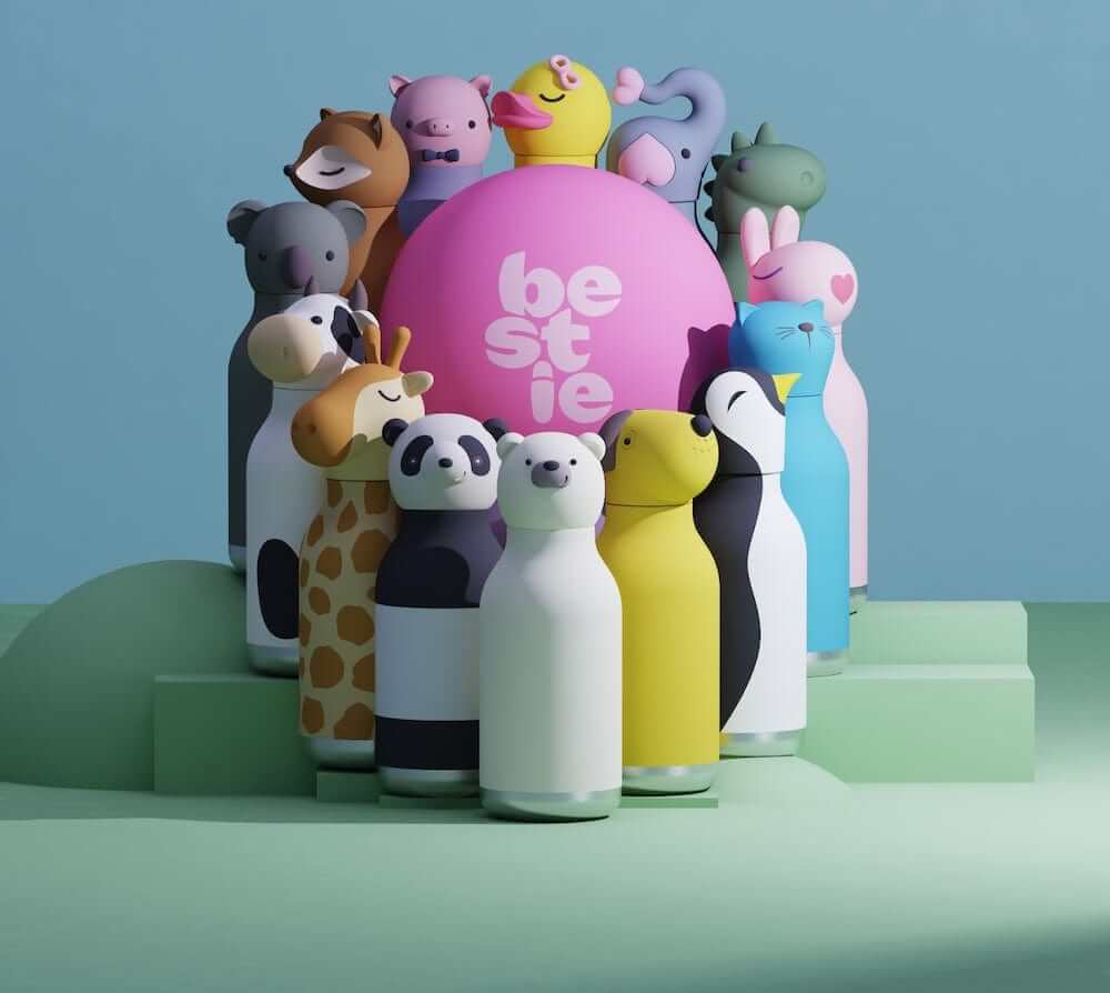 ASOBU termo gertuvė Bestie, 460 ml, PANDA Asobu