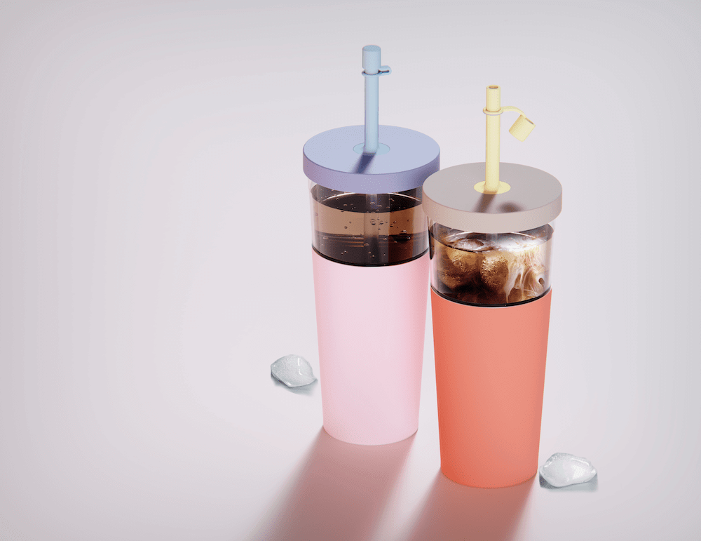 ASOBU termo puodelis Marina, 845 ml, ICT400 pastelinės rožinės spalvos Asobu