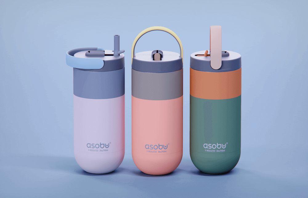 ASOBU termogertuvė „Orbit“, 900 ml, SBV45 juoda Asobu