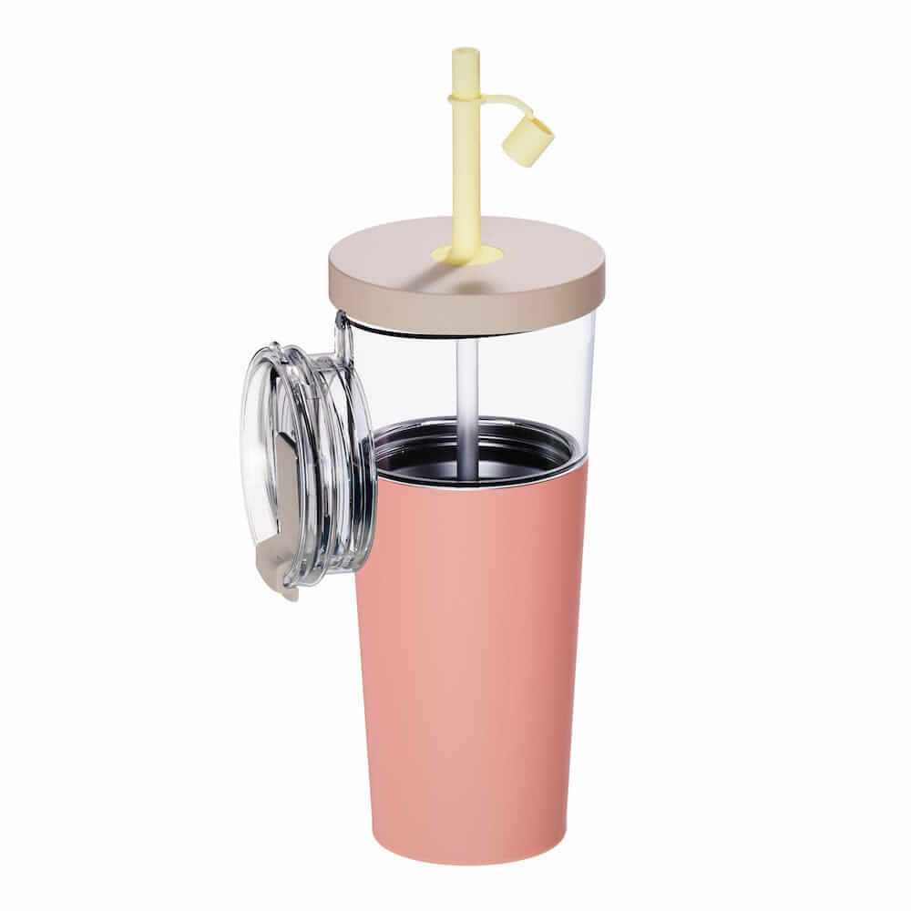 Pastelinės oranžinės spalvos ASOBU termo puodelis Marina, 845 ml, ICT400 pastelinės oranžinės spalvos Asobu