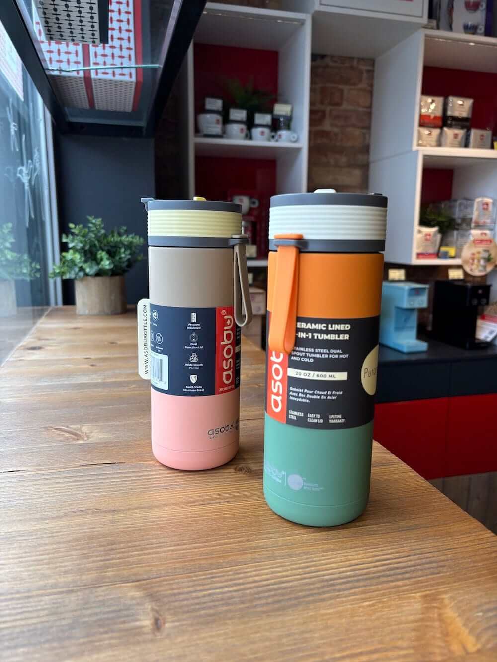 Termo gertuvė Asobu Aspen, 600 ml, BF27 pastelinės žalios spalvos Asobu