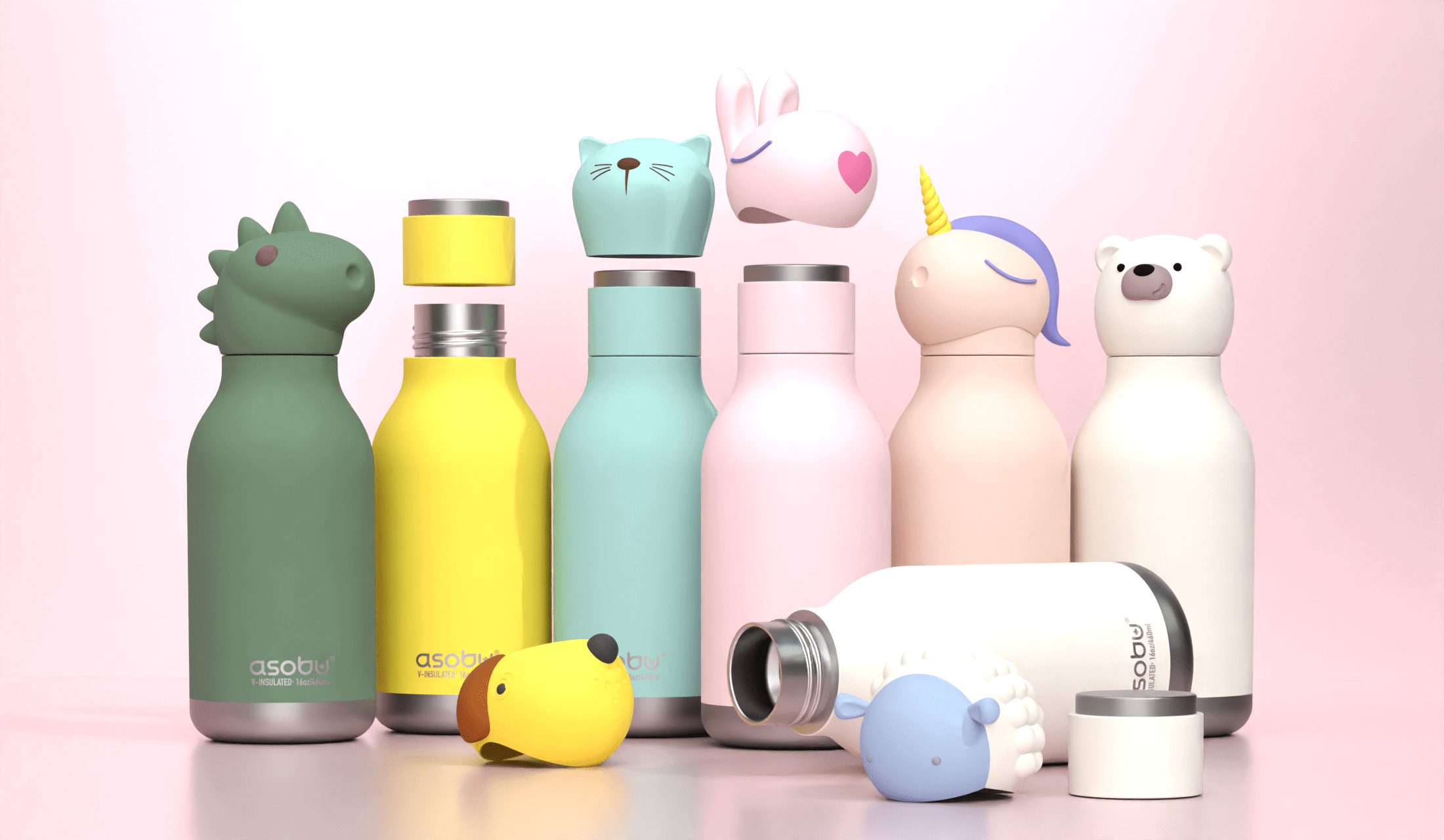 Termo gertuvė Asobu Bestie, 460 ml, SBV44 DOG Asobu