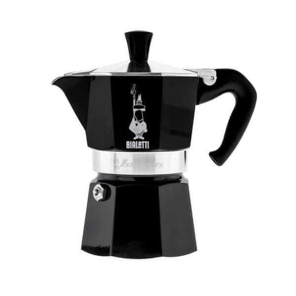 Moka kavinukas Bialetti Express 3 puodeliams, juodas Bialetti