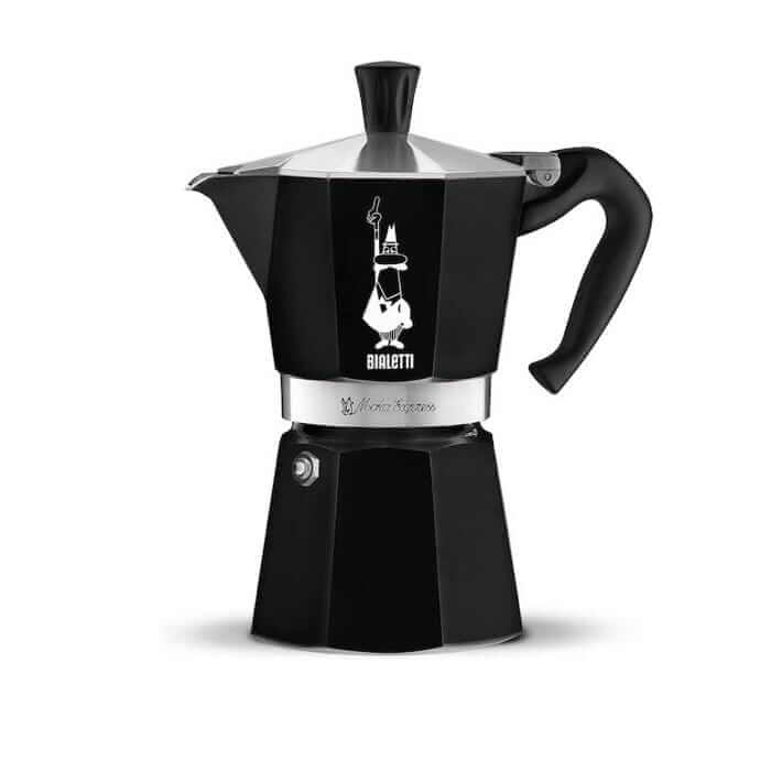 Moka kavinukas Bialetti Express 6 puodeliams, juodas Bialetti