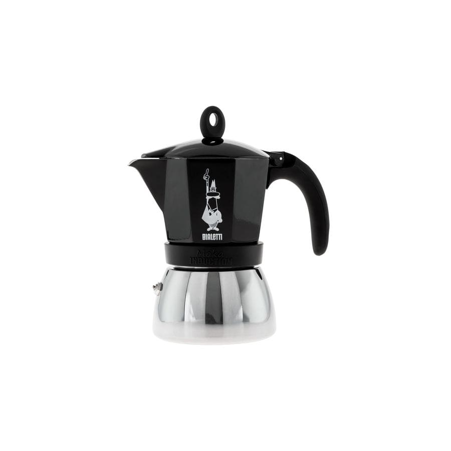 Moka kavinukas Bialetti Induction 4 puodeliams, juodas Bialetti