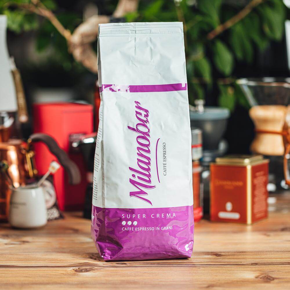 Kavos pupelės Milanobar - Super Crema, 1 kg Bonomi