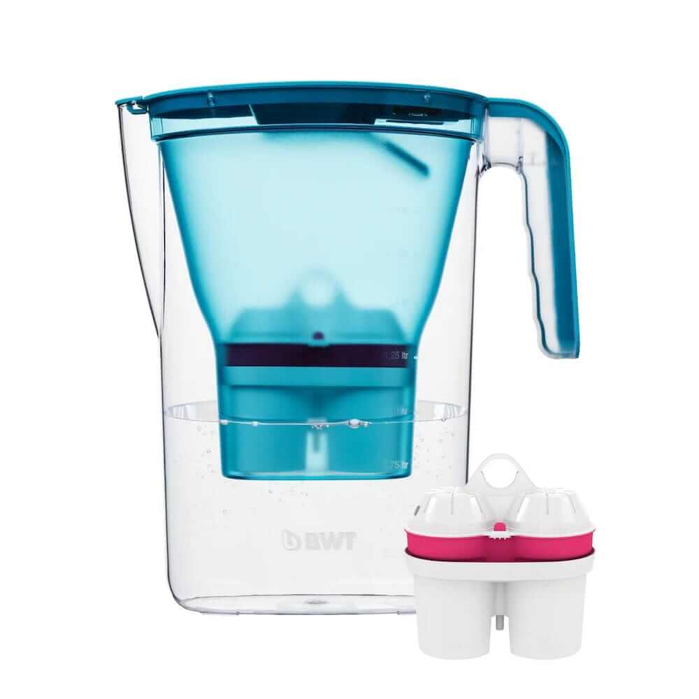 Vandens ąsotis VIDA su BWT filtru 2.6 L, mėlynas BWT