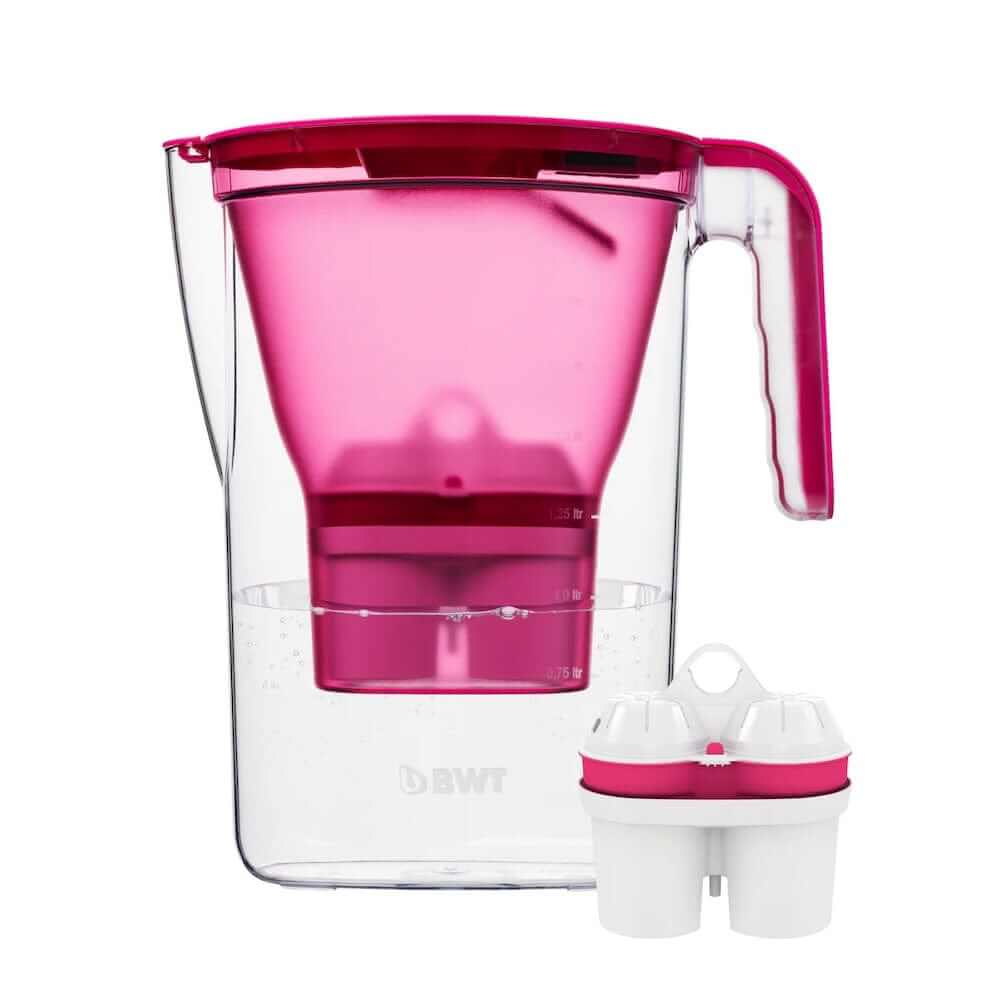 Vandens ąsotis VIDA su BWT filtru 2.6 L, rožinis BWT