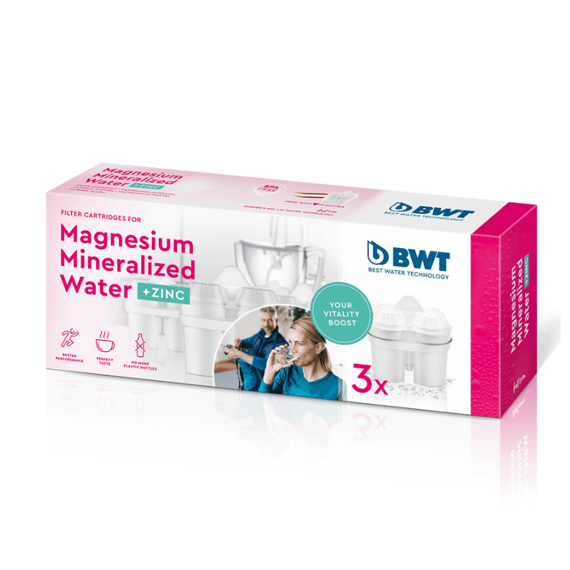 Vandens filtro kasetė BWT su cinko ir magniu, 3 vnt. BWT