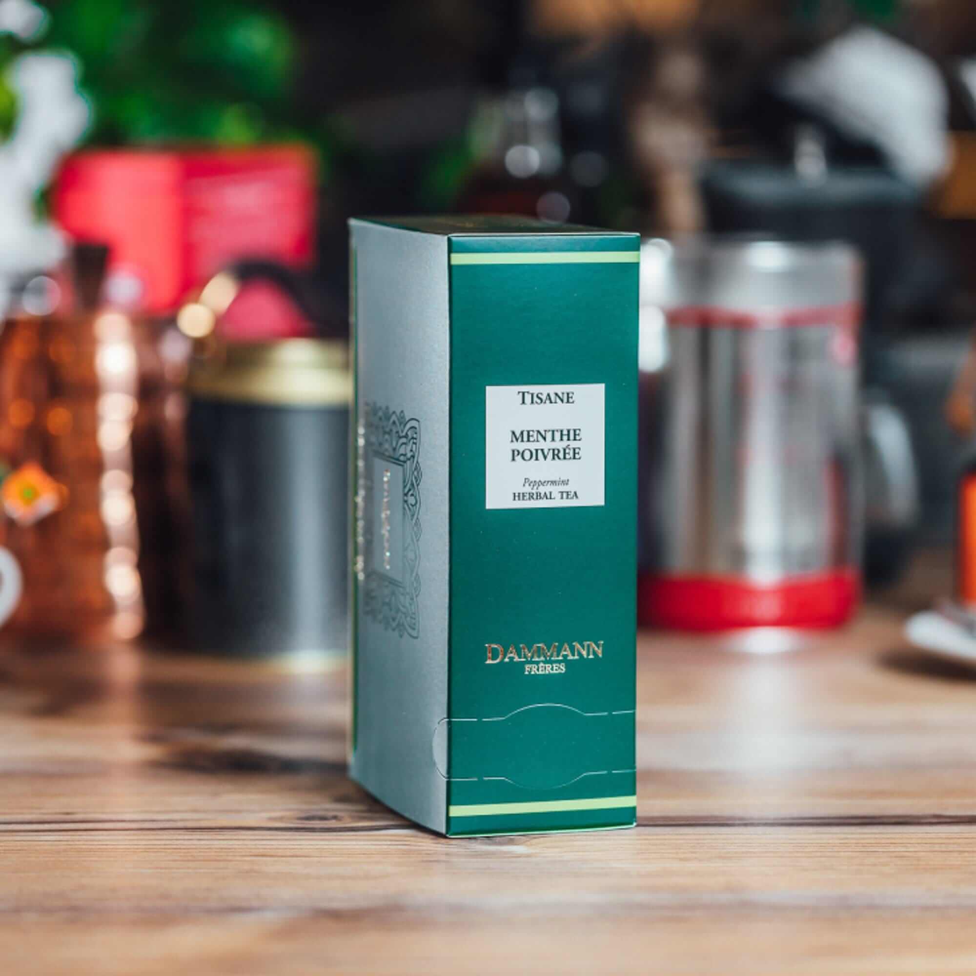 Arbata Home, ramunėlių, Menthe Poivree, 24 vnt., Aš Myliu Kavą