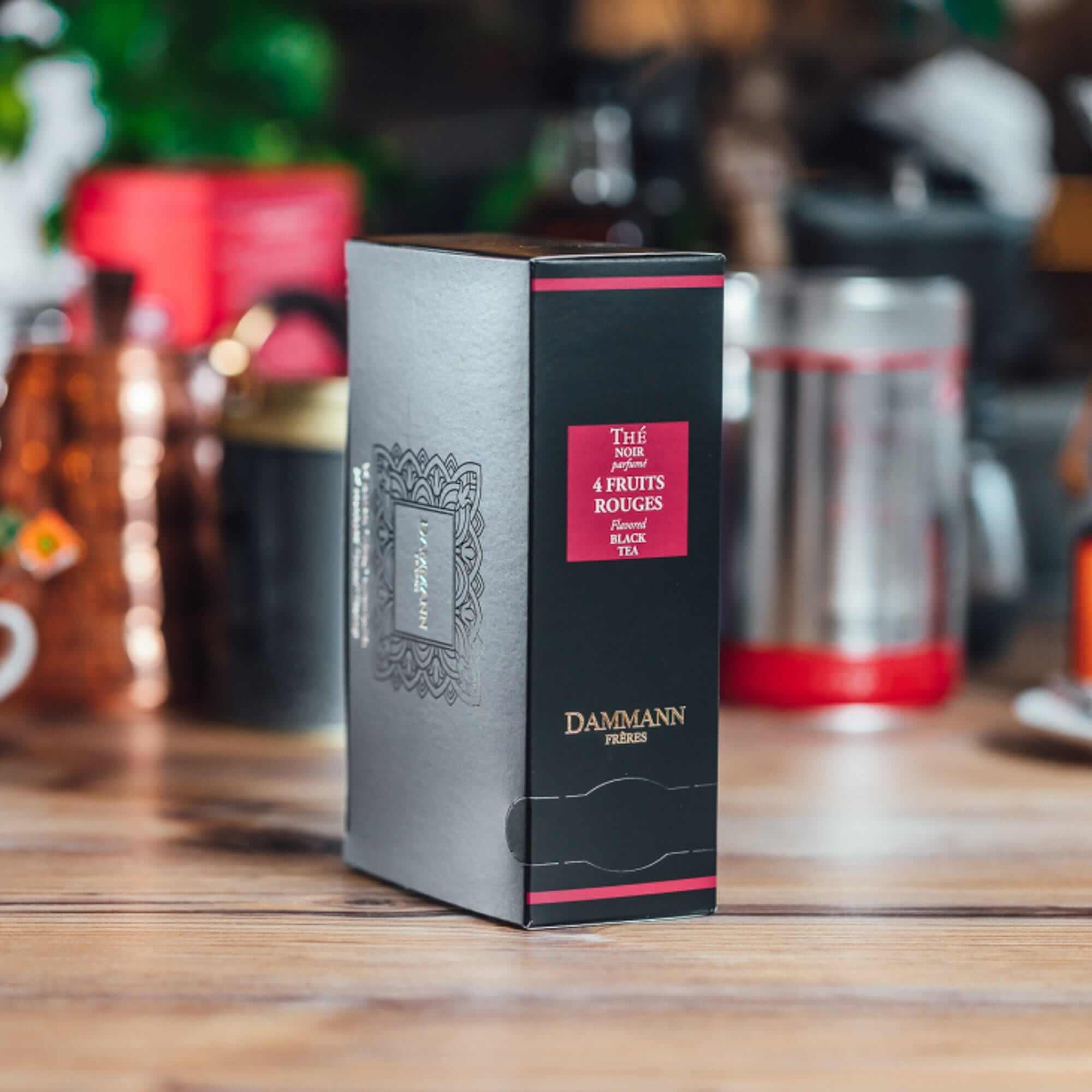 Arbata HoReCa, juodoji, Four Fruits Rouge, 24 vnt., Aš Myliu Kavą