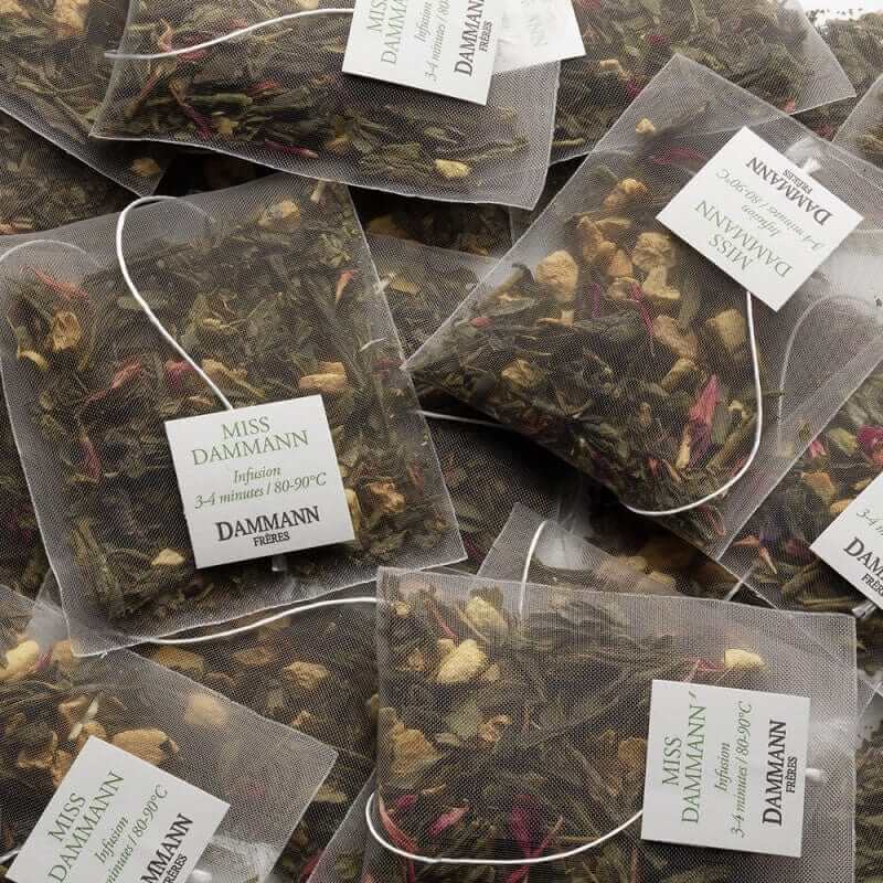 Arbata HoReCa Miss Dammann Frères, žalioji, 24 vnt., Aš Myliu Kavą