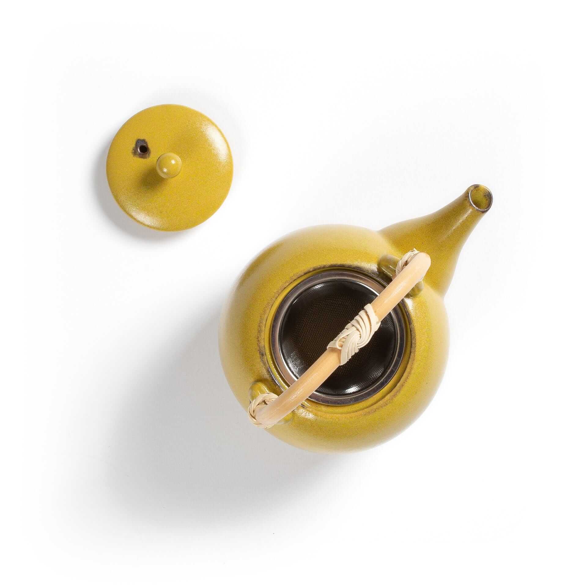 Arbatos puodelis Dammann, porcelianinis, Kiiro, 550 ml, geltonos spalvos, Aš Myliu Kavą