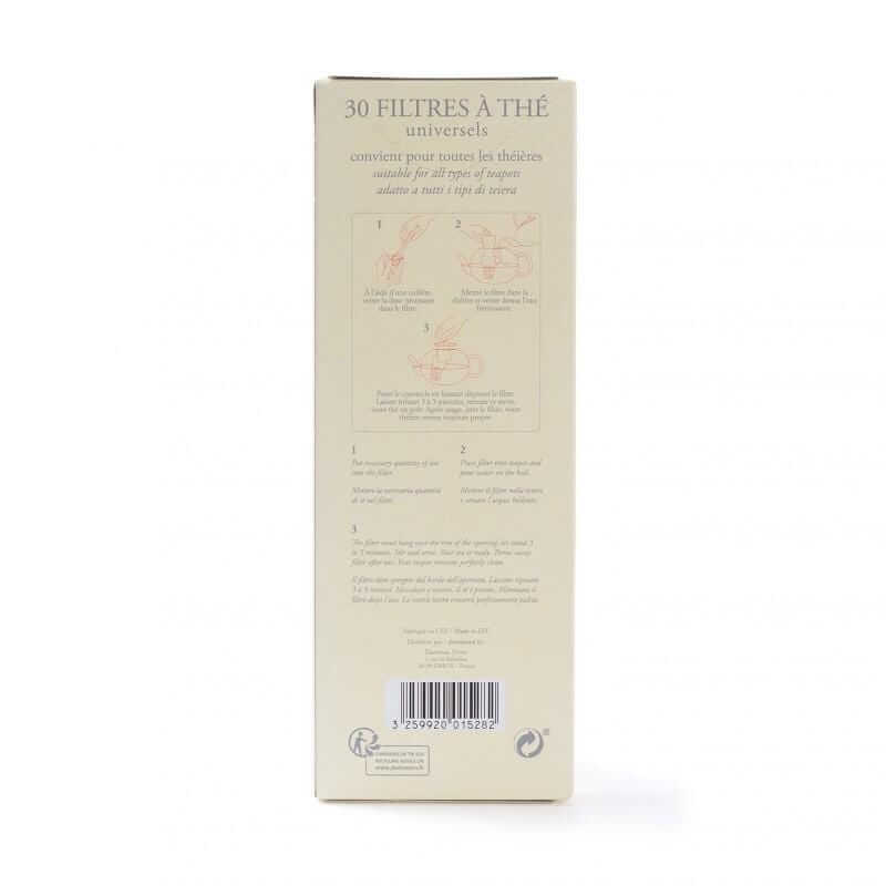 Popieriniai filtrai/maišeliai arbatinukams, 30 vnt. Dammann