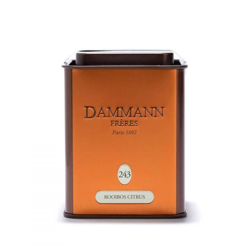 Biri arbata Dammann Frères Rooibos Citrus, 100 g, Aš Myliu Kavą
