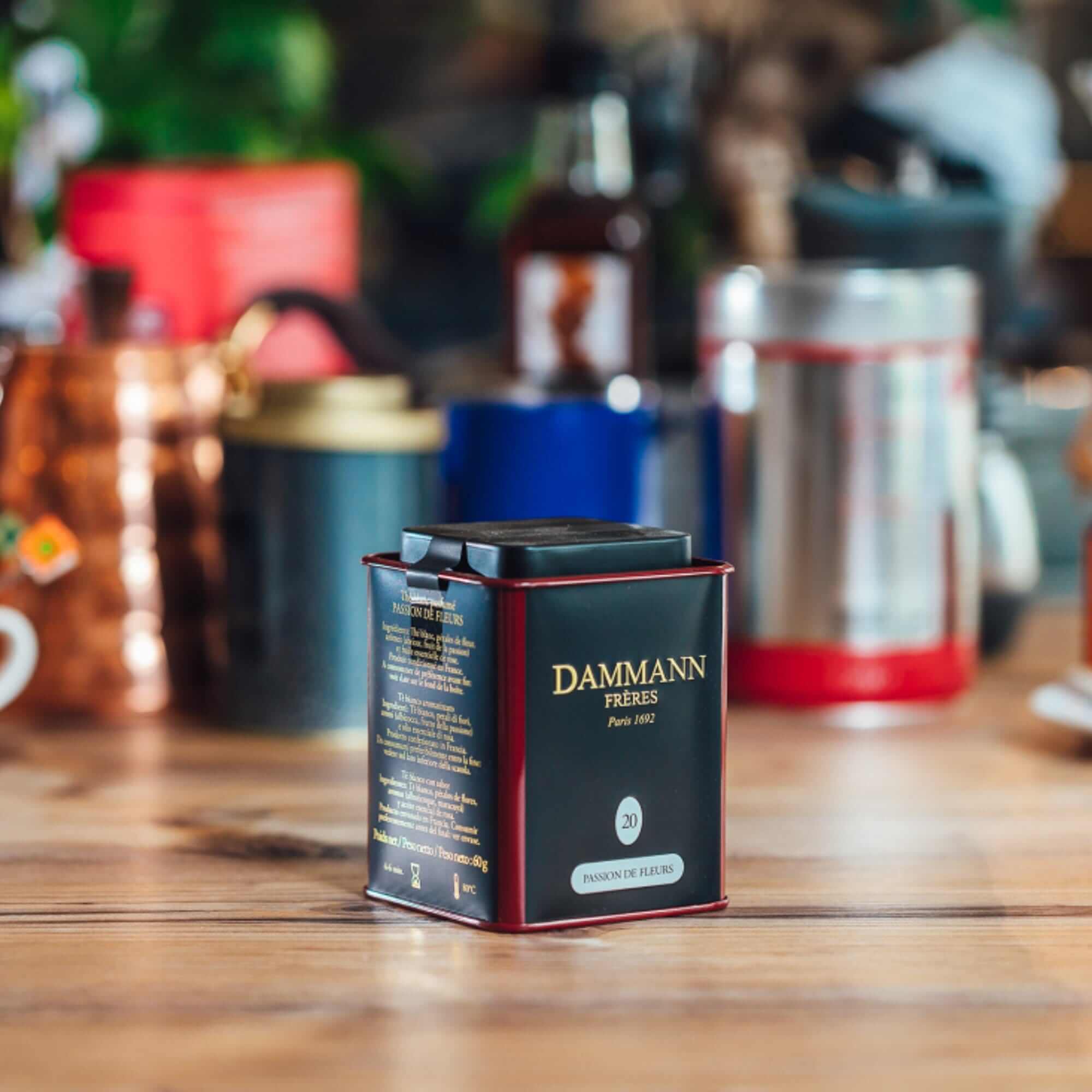 Biri arbata Home, balta, Passion de Fleurs-20, 60 g Dammann