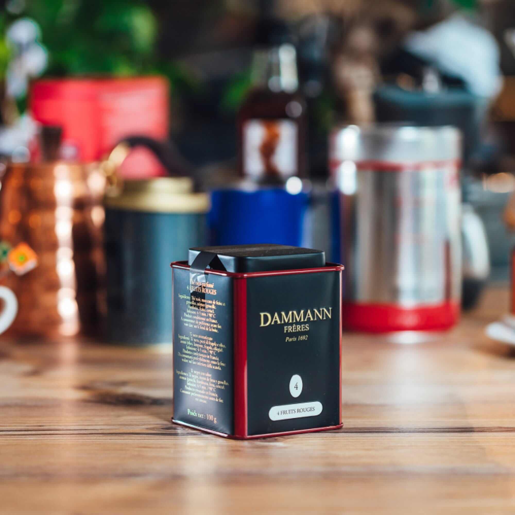 Biri arbata Home, juoda aromatinė, 4 Fruits Rouges-4, 100 g Dammann