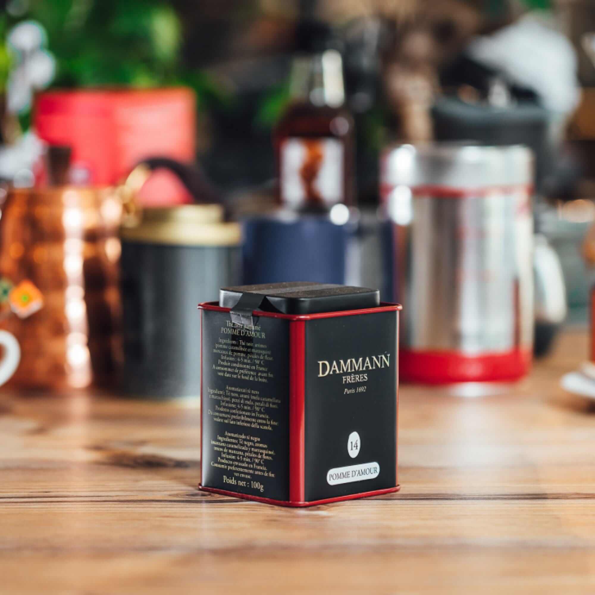 Biri arbata Home, juoda aromatinė, Pomme d'Amour-14, 100 g Dammann