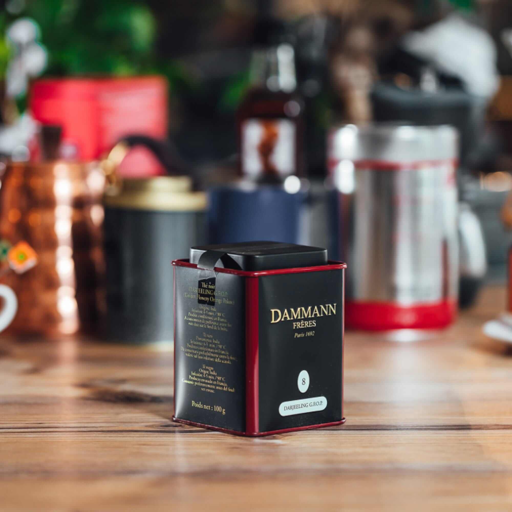 Biri arbata Home, juoda, Darjeeling G.F.O.P.-8, 100 g Dammann