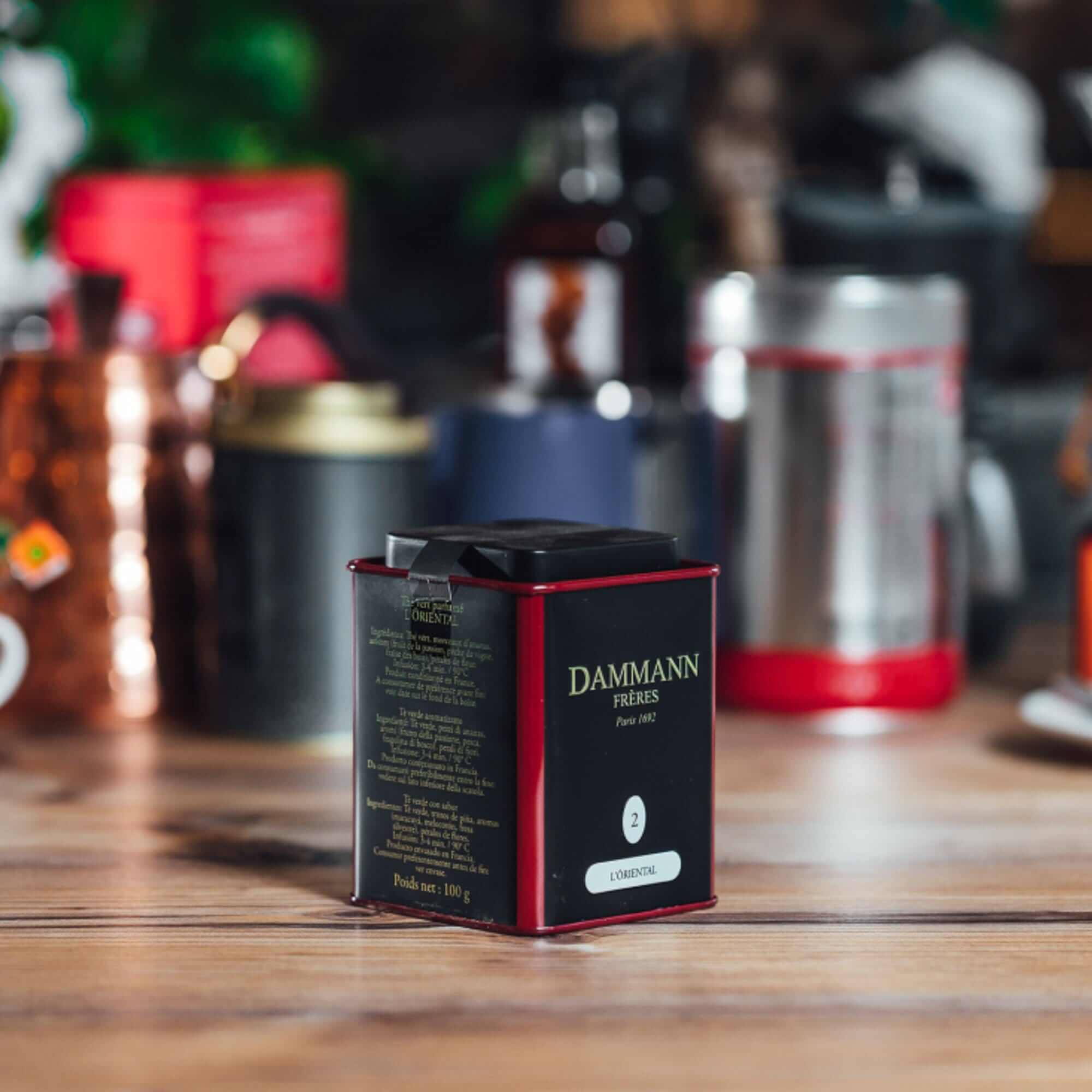 Biri arbata Home, žalioji, L'Oriental-2, 100 g Dammann