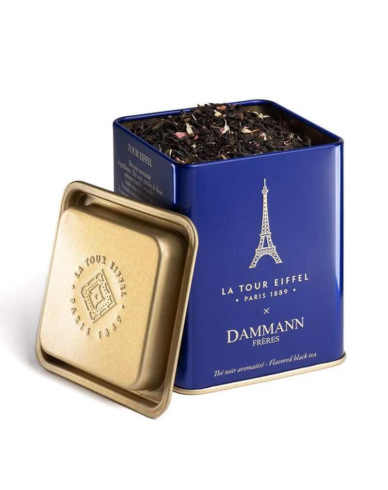 Biri juodoji, aromatizuota arbata Home, Tour Eiffel 100 g Dammann