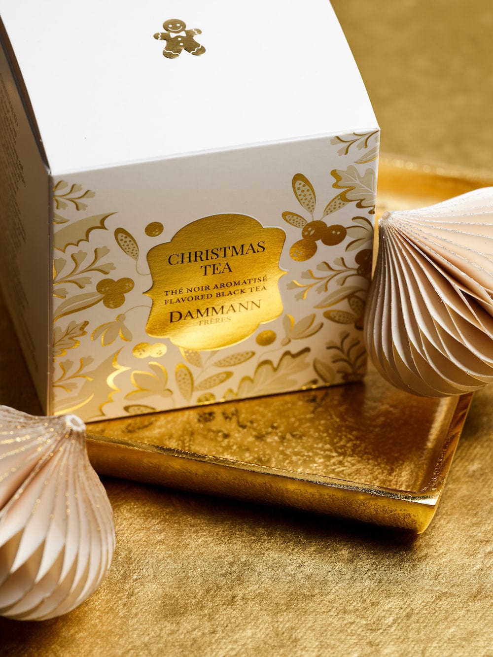 HOME juodoji arbata šilkiniuose maišeliuose 25 vnt., kalėdinė Dammann