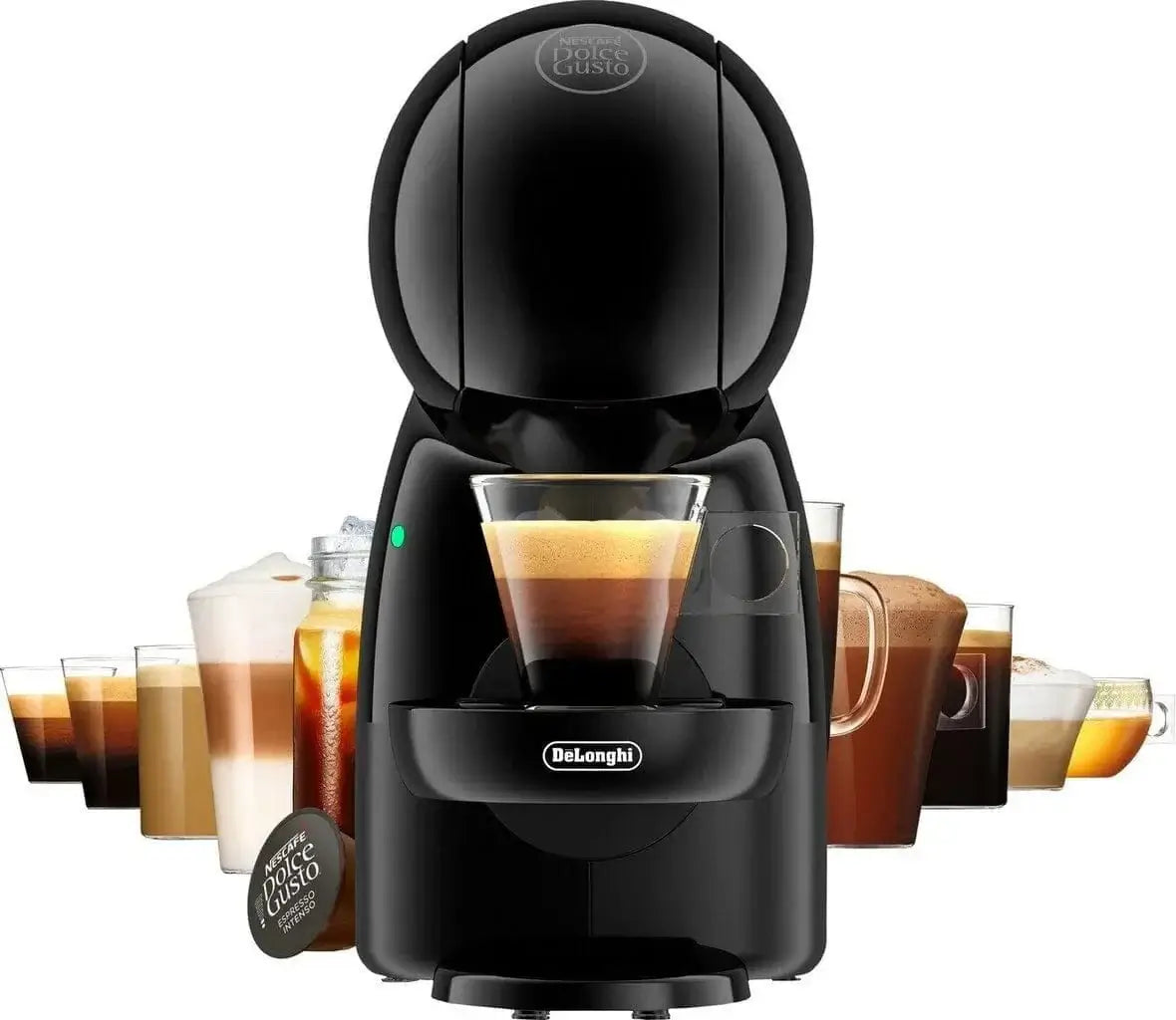 Kavos kapsulių aparatas De'Longhi „Dolce Gusto Piccolo XS“, juodas Delonghi