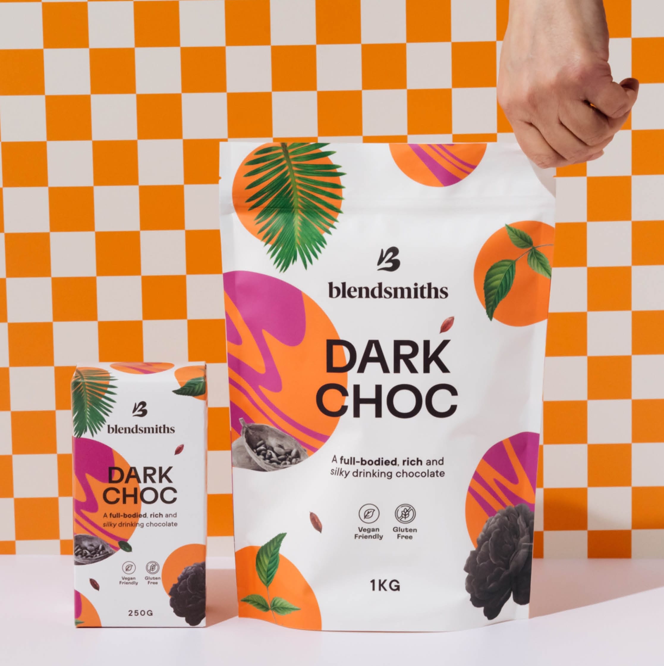 BLENDSMITHS kakavos milteliai Dark Chocolate, 1 kg Fonte