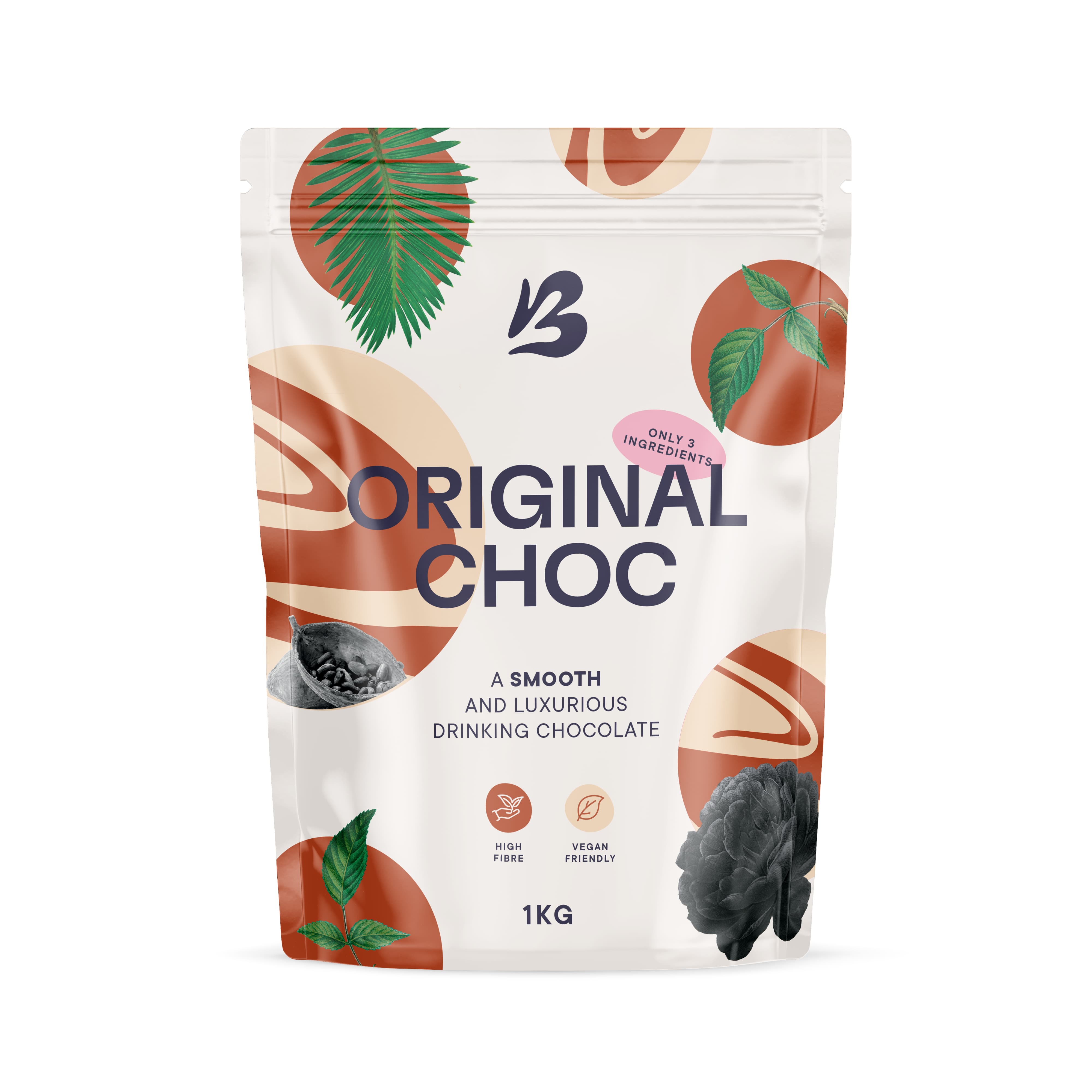 BLENDSMITHS kakavos milteliai Original Chocolate, 1 kg Fonte
