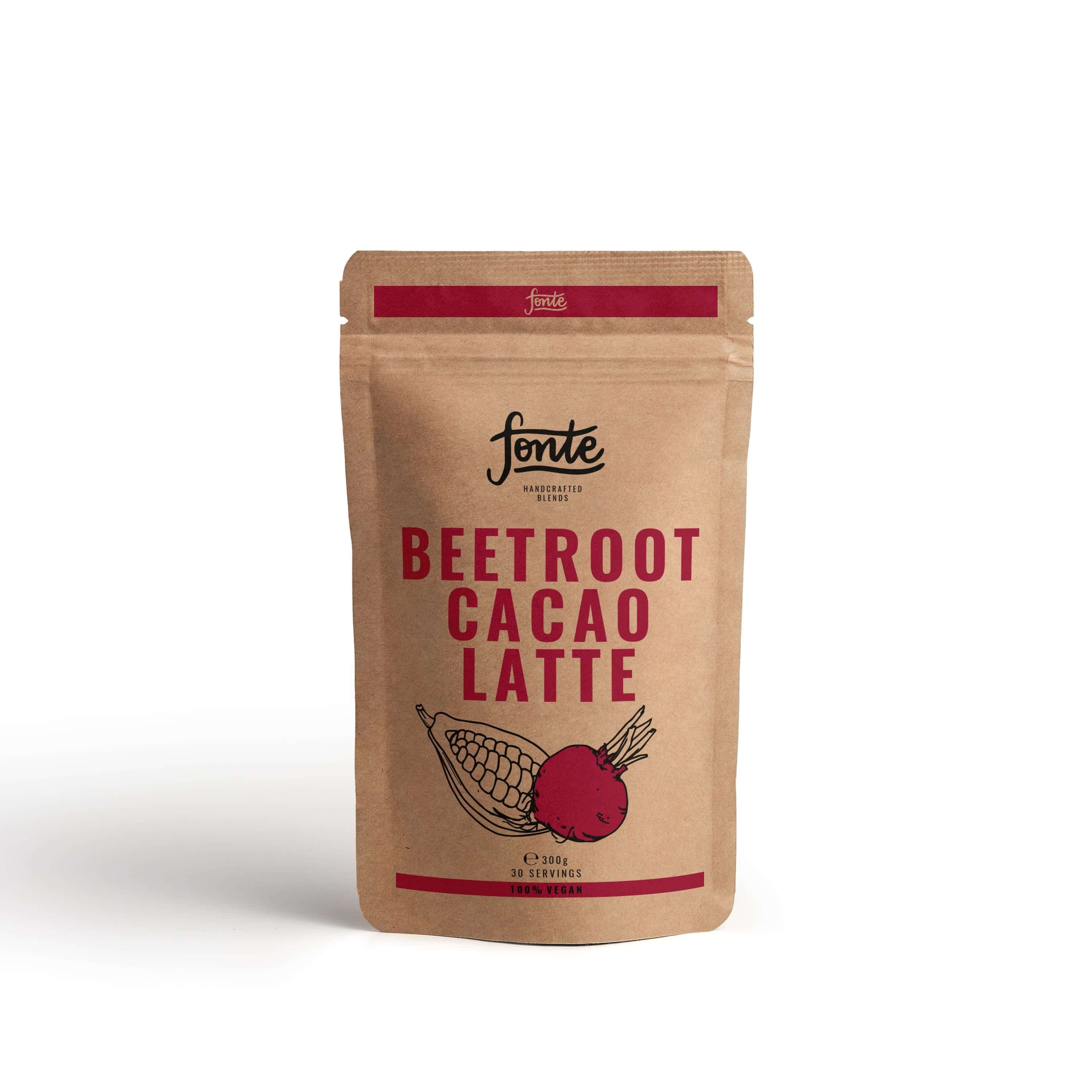 Gėrimų mišinys Fonte Beetroot Cacao Latte, 250 g Fonte