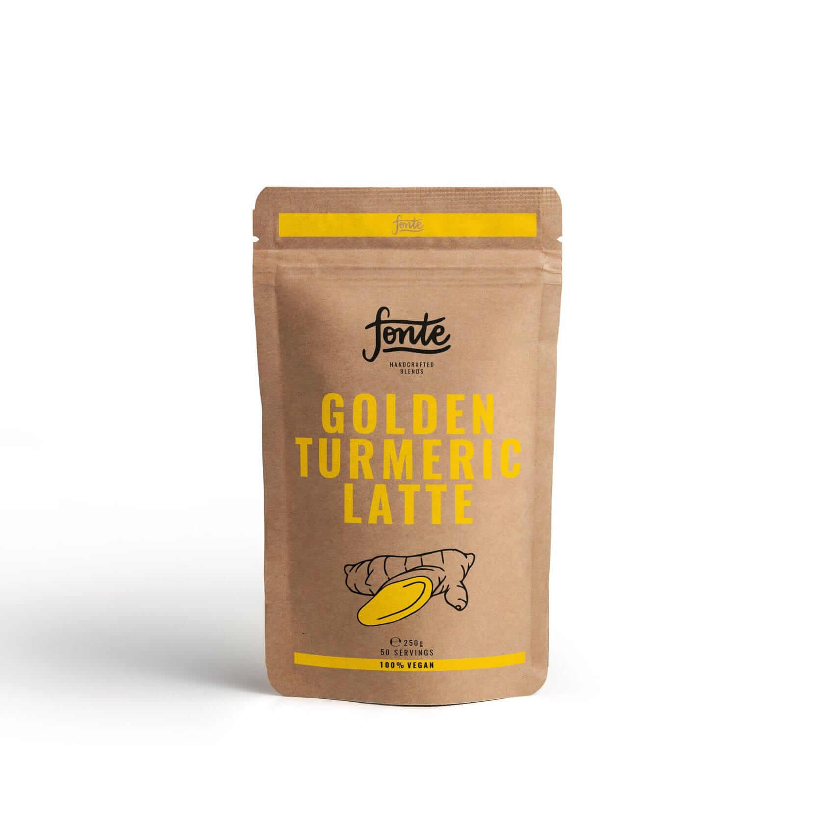 Gėrimų mišinys Fonte Golden Turmeric Latte, 250 g Fonte