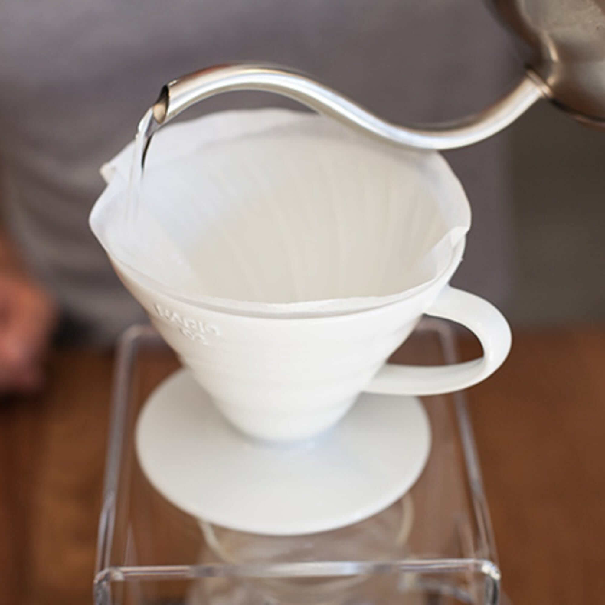 FIltrai V60 balti, 100 vnt. Hario