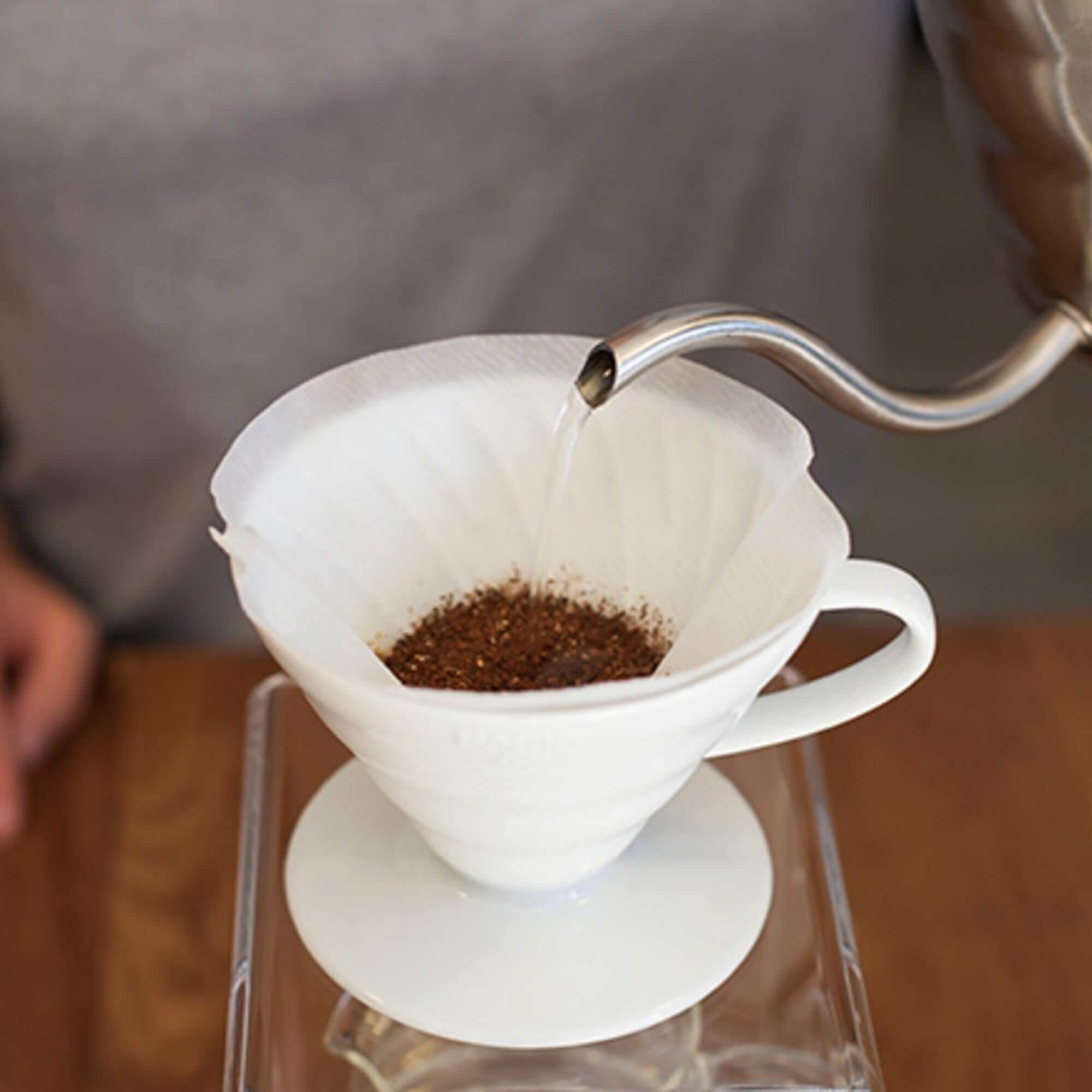 FIltrai V60 balti, 100 vnt. Hario