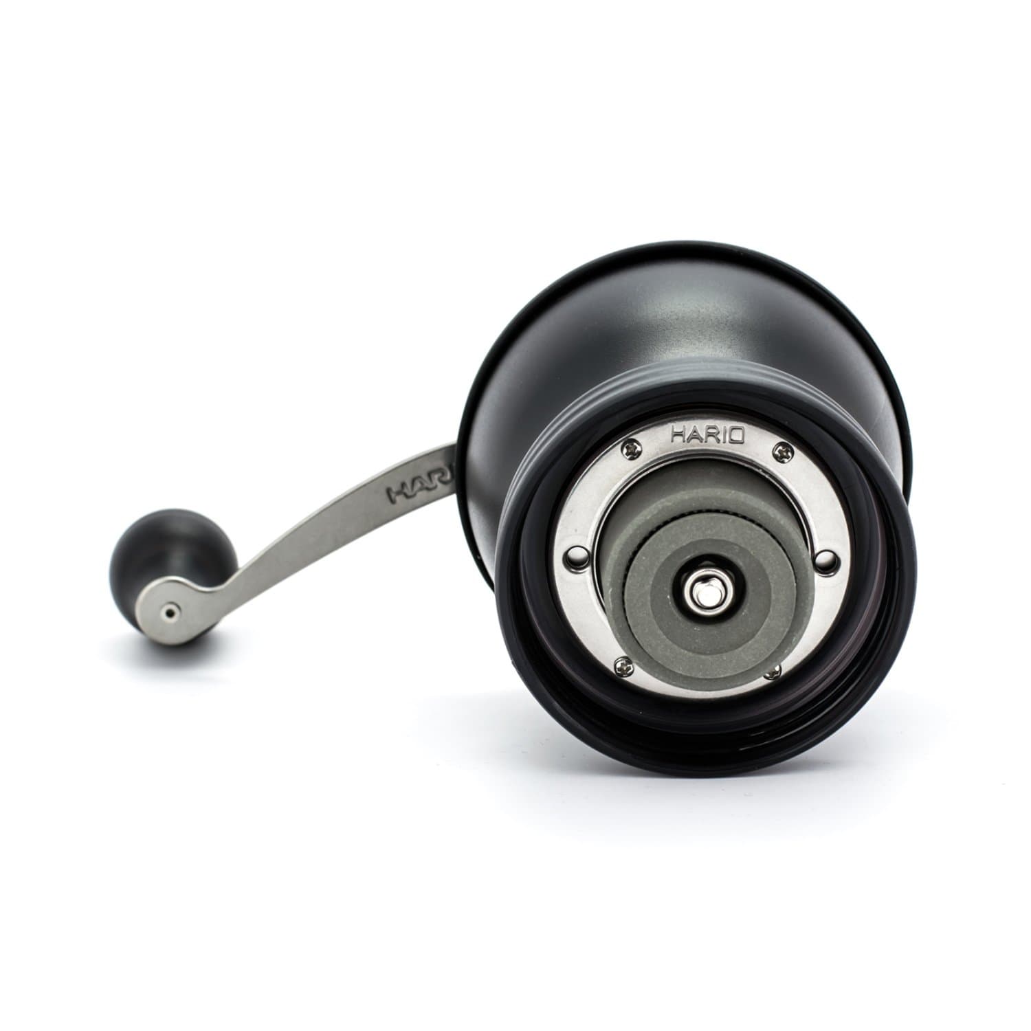 Rankinė kavamalė Hario Mini-Slim+, keraminė, matiniai juoda Hario