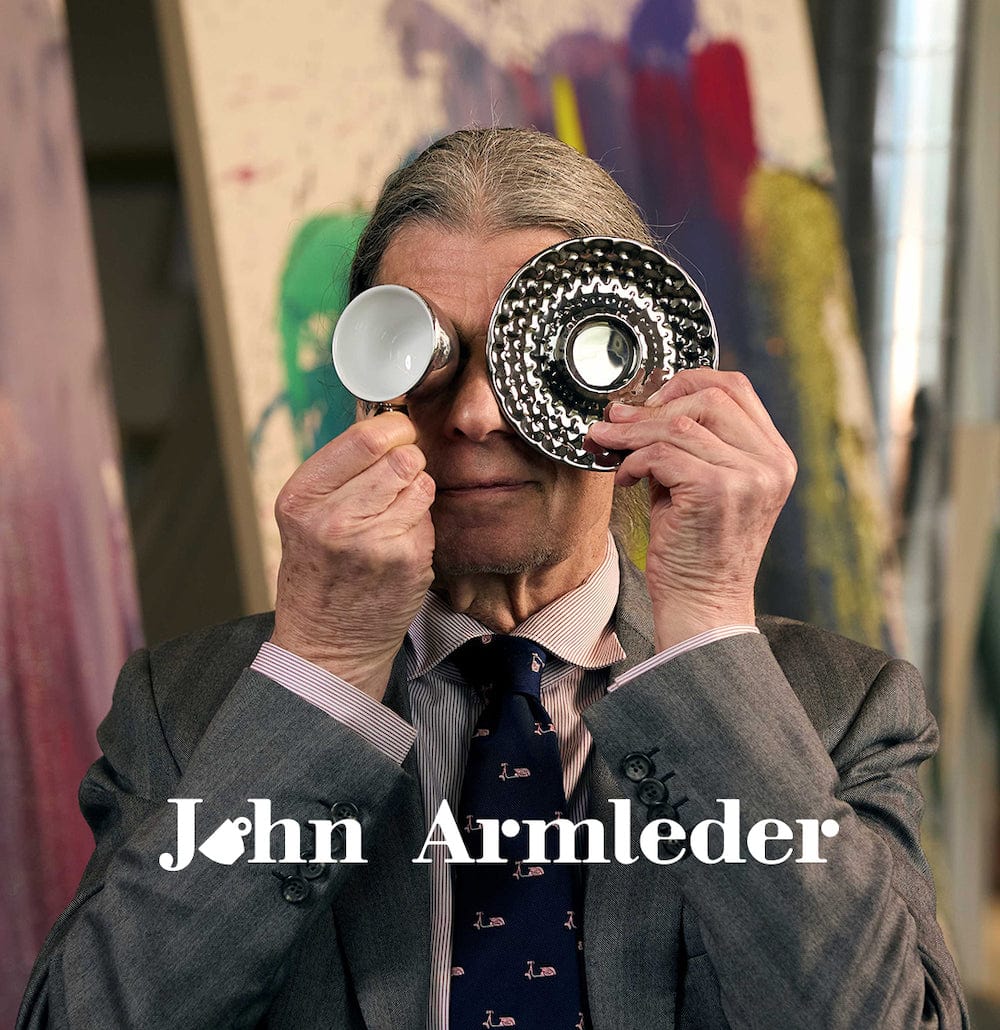 Illy iAC Armleder puodeliai, 4 espresso puodeliai su lėkštutėmis, 60 ml, 2025 illy