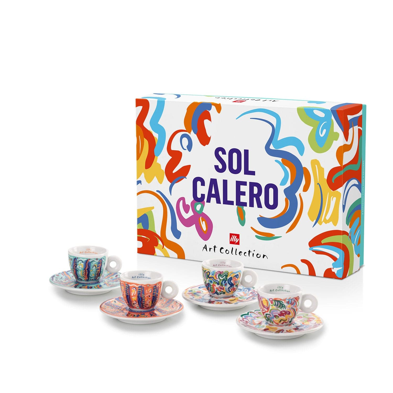 Illy iAC Calero, 4 espresso puodeliai su lėkštutėmis, 60 ml, 2025 illy