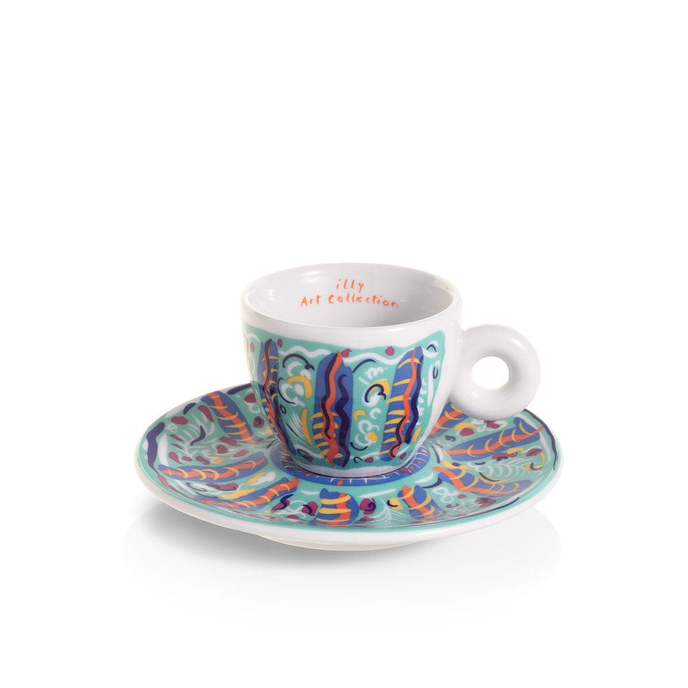 Illy iAC Calero, 4 espresso puodeliai su lėkštutėmis, 60 ml, 2025 illy