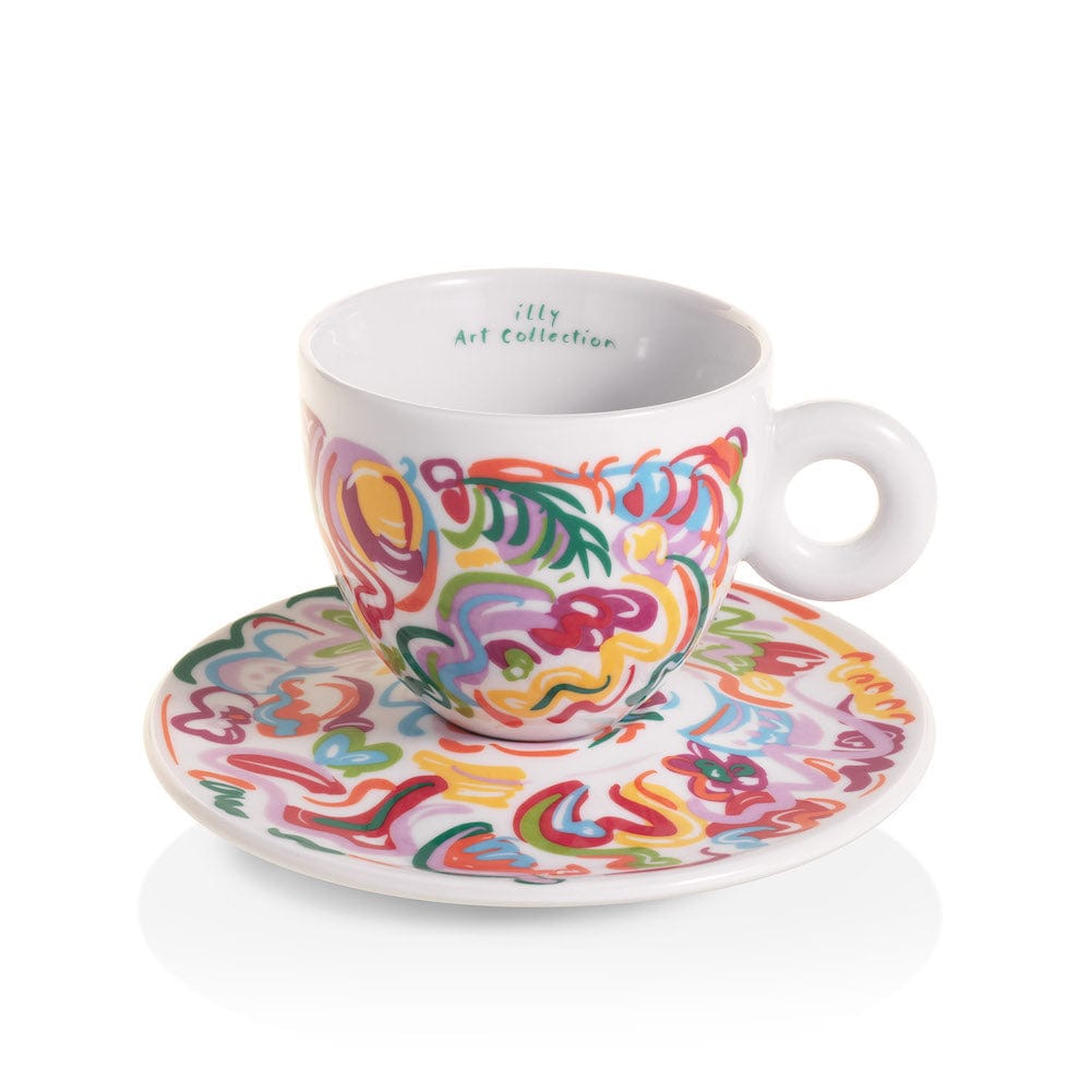 Illy iAC Calero, 4 kapučino puodeliai su lėkštutėmis, 170 ml, 2025 illy