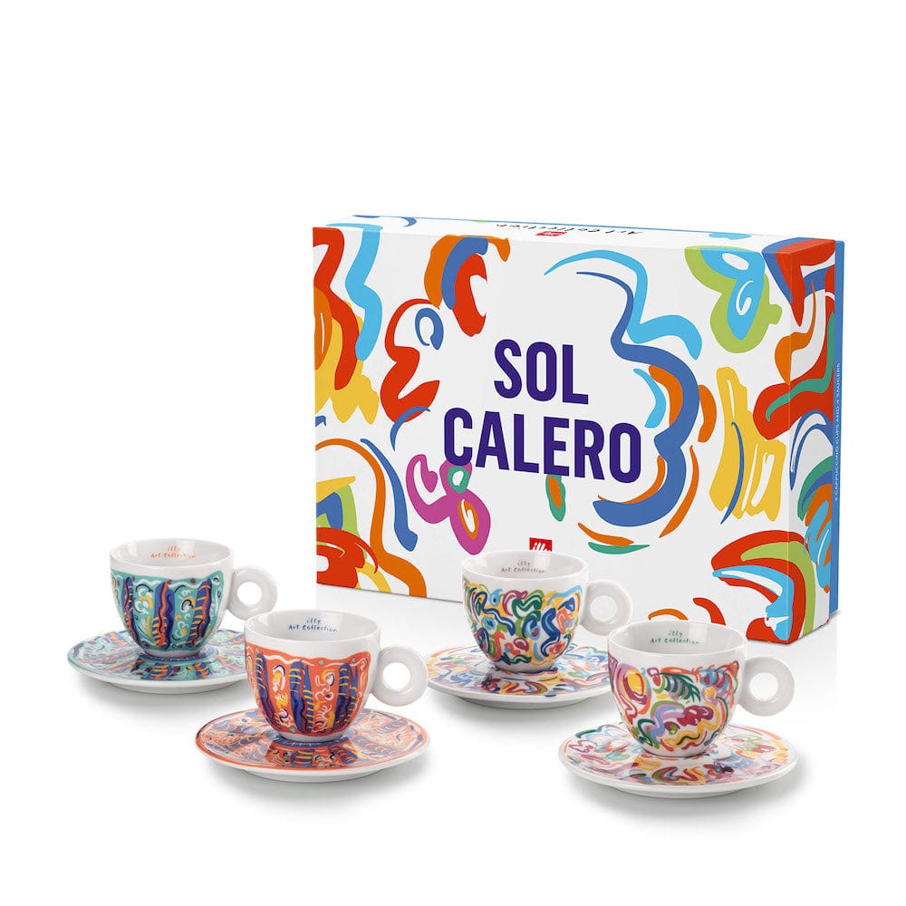 Illy iAC Calero, 4 kapučino puodeliai su lėkštutėmis, 170 ml, 2025 illy