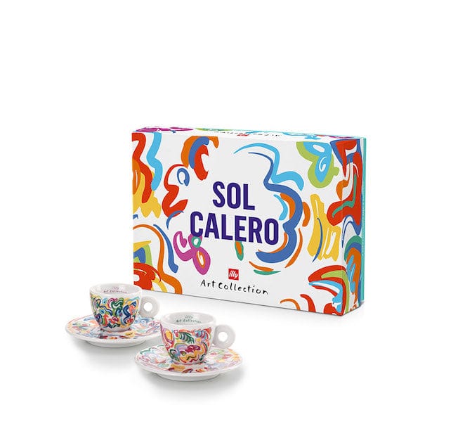 Illy iAC Calero puodeliai, 2 espresso kavos su lėkštutėmis, 60 ml, 2025 illy