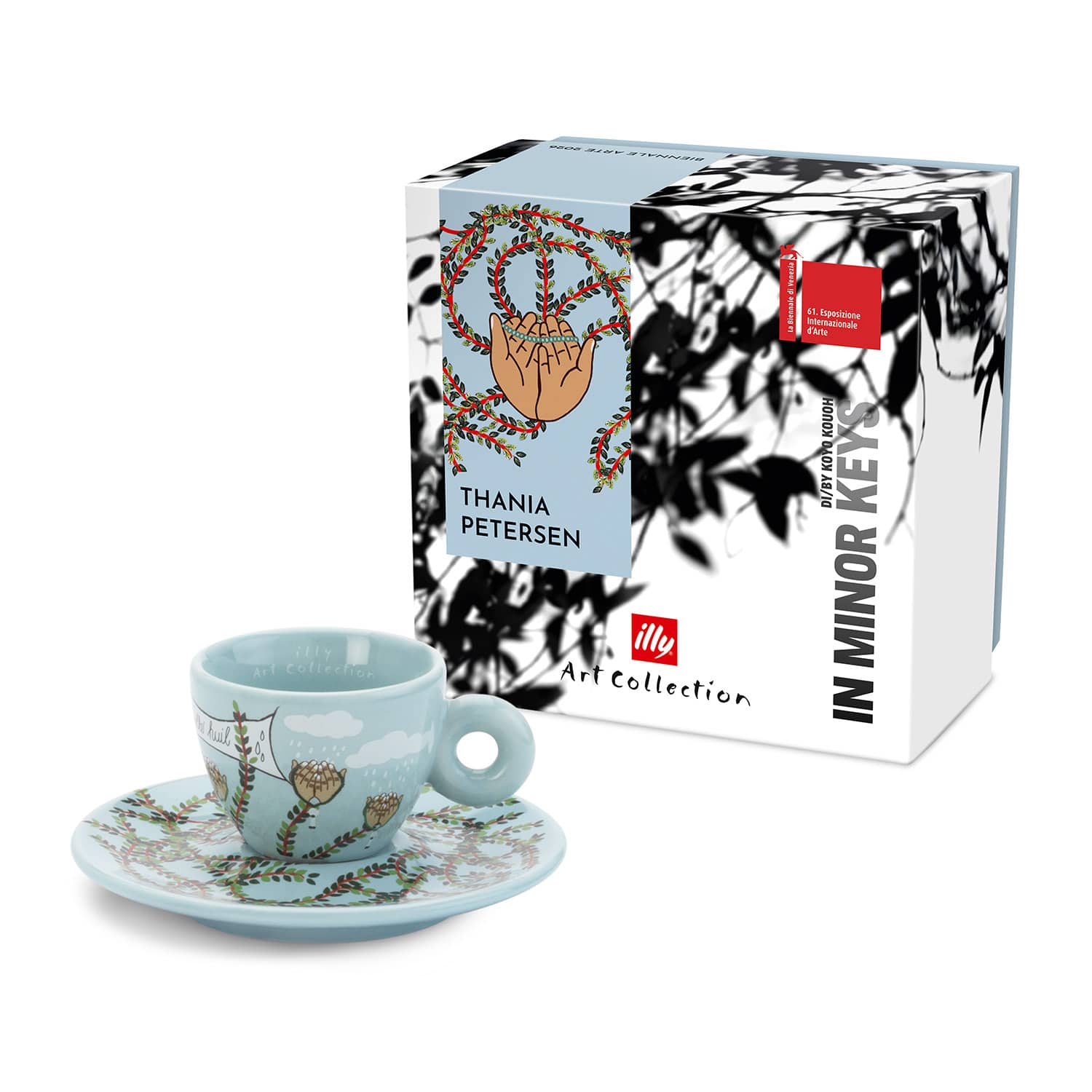 ILLY iAC Petersen espresso puodelis su lėkštute, 60 ml, 2026 illy