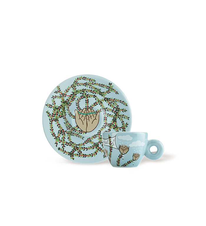 ILLY iAC Petersen espresso puodelis su lėkštute, 60 ml, 2026 illy