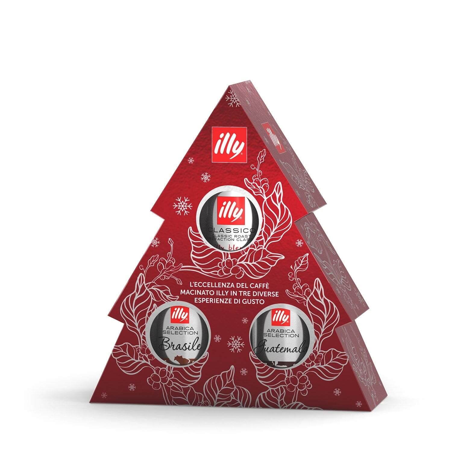 illy dovanų rinkinys - kavos kalėdinė eglutė illy